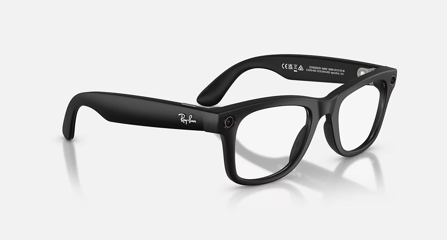 RAY-BAN | META WAYFARER CLEAR