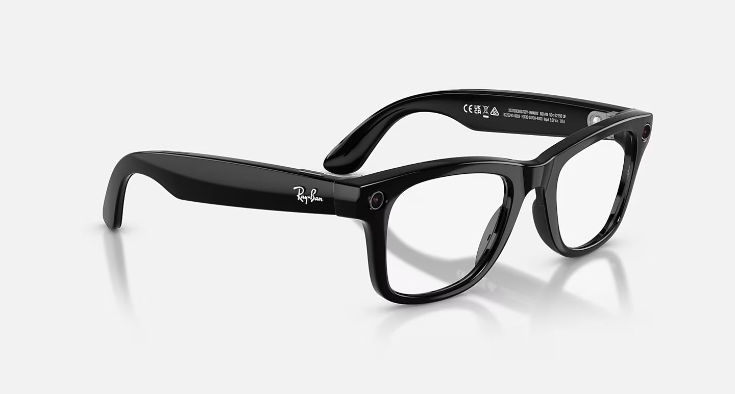 RAY-BAN | META WAYFARER CLEAR/GRAPHITE GREEN TRANSITIONS
