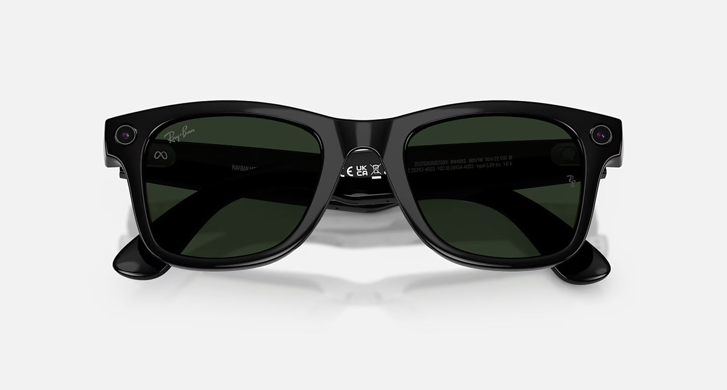 RAY-BAN | META WAYFARER CLEAR/GRAPHITE GREEN TRANSITIONS