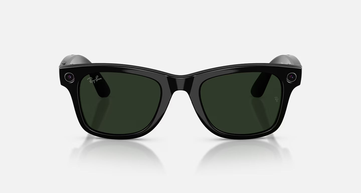 RAY-BAN | META WAYFARER CLEAR/GRAPHITE GREEN TRANSITIONS