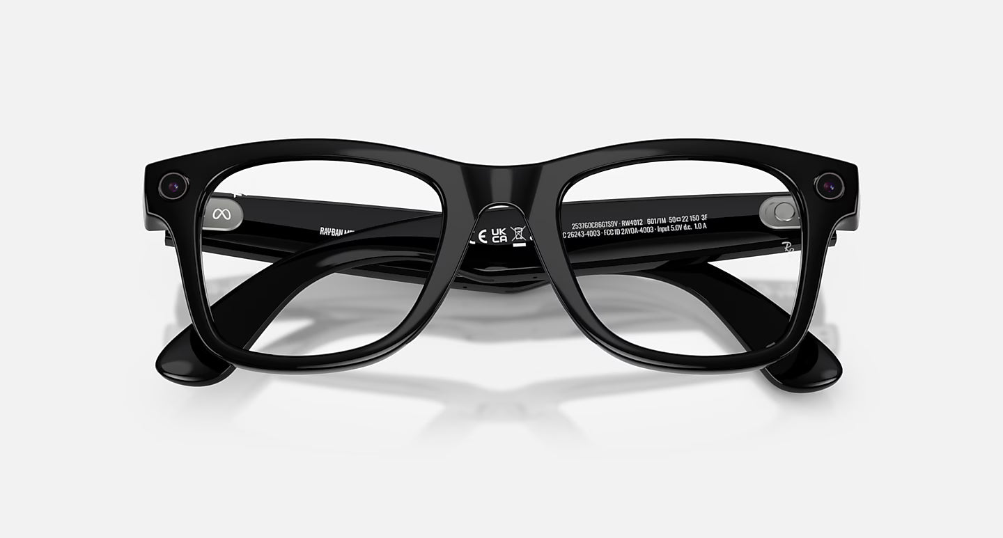 RAY-BAN | META WAYFARER CLEAR/GRAPHITE GREEN TRANSITIONS