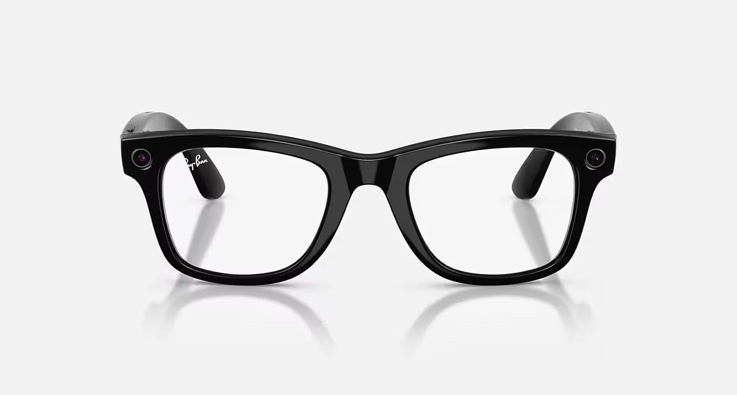 RAY-BAN | META WAYFARER CLEAR/GRAPHITE GREEN TRANSITIONS
