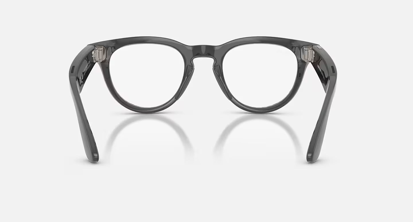 RAY-BAN | META HEADLINER SHINY ASTEROID GREY CLEAR/EMERALD TRANSITIONS LENSES
