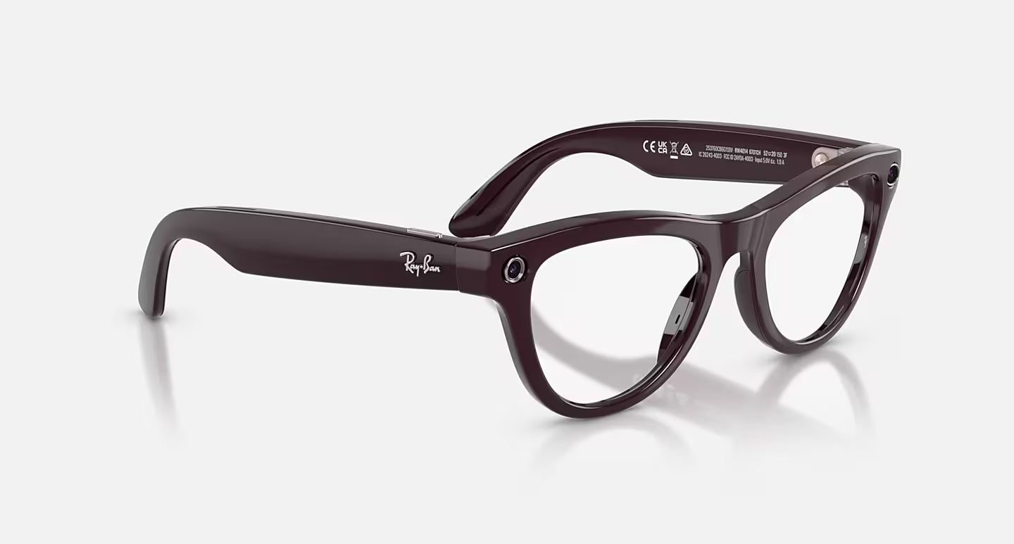 RAY-BAN | META SKYLER CLEAR/AMETHYST TRANSITIONS SHINY MYSTIC VIOLET