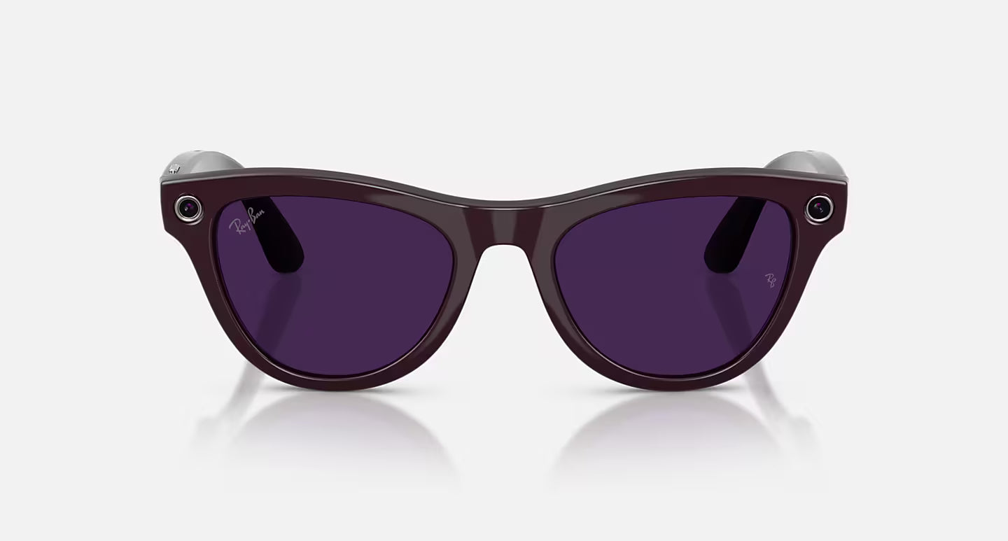 RAY-BAN | META SKYLER CLEAR/AMETHYST TRANSITIONS SHINY MYSTIC VIOLET