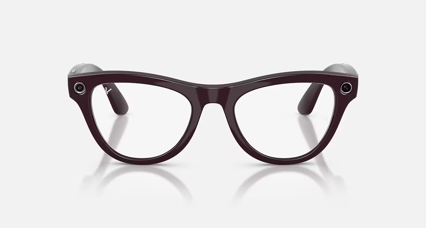 RAY-BAN | META SKYLER CLEAR/AMETHYST TRANSITIONS SHINY MYSTIC VIOLET
