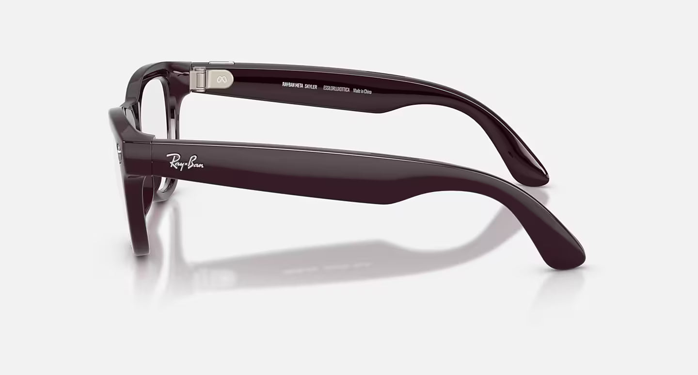 RAY-BAN | META SKYLER CLEAR/AMETHYST TRANSITIONS SHINY MYSTIC VIOLET