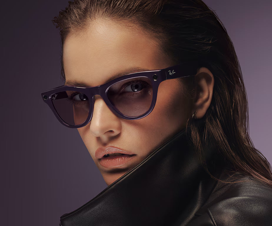 RAY-BAN | META SKYLER CLEAR/AMETHYST TRANSITIONS SHINY MYSTIC VIOLET