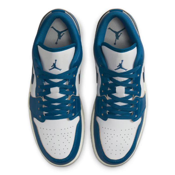 AIR JORDAN 1 LOW SE 'WHITE/INDUSTRIAL BLUE-BLUE GREY-SAIL'