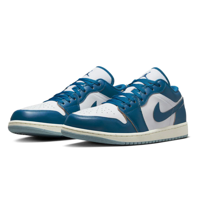 AIR JORDAN 1 LOW SE 'WHITE/INDUSTRIAL BLUE-BLUE GREY-SAIL'