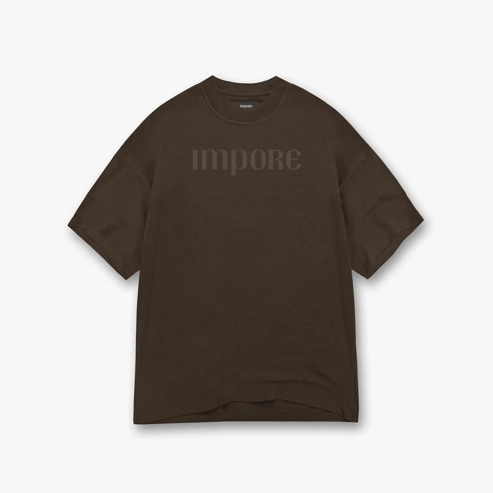 IMPORE MINIMAL BROWN T-SHIRT