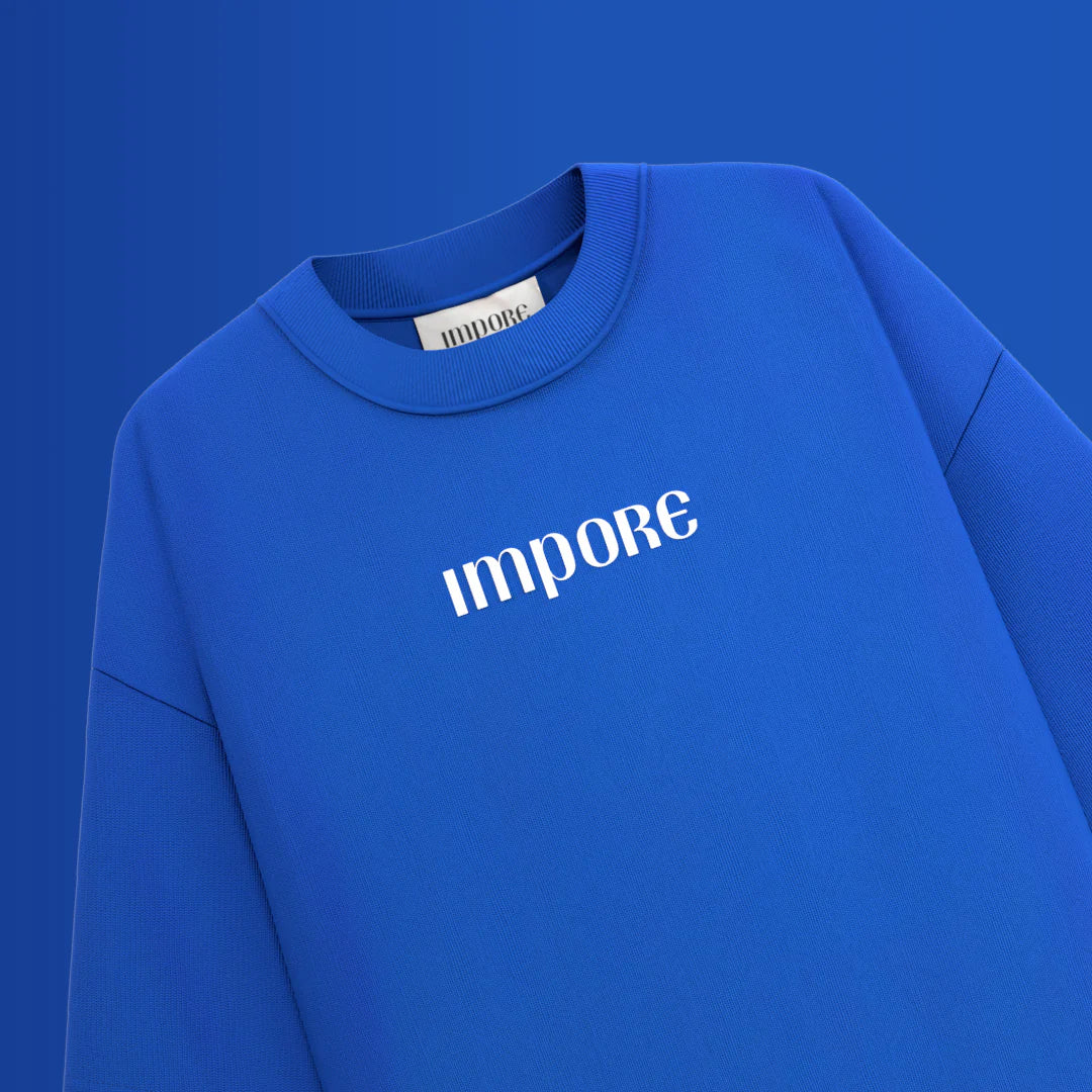 IMPORE CRAFTED BLUE T-SHIRT