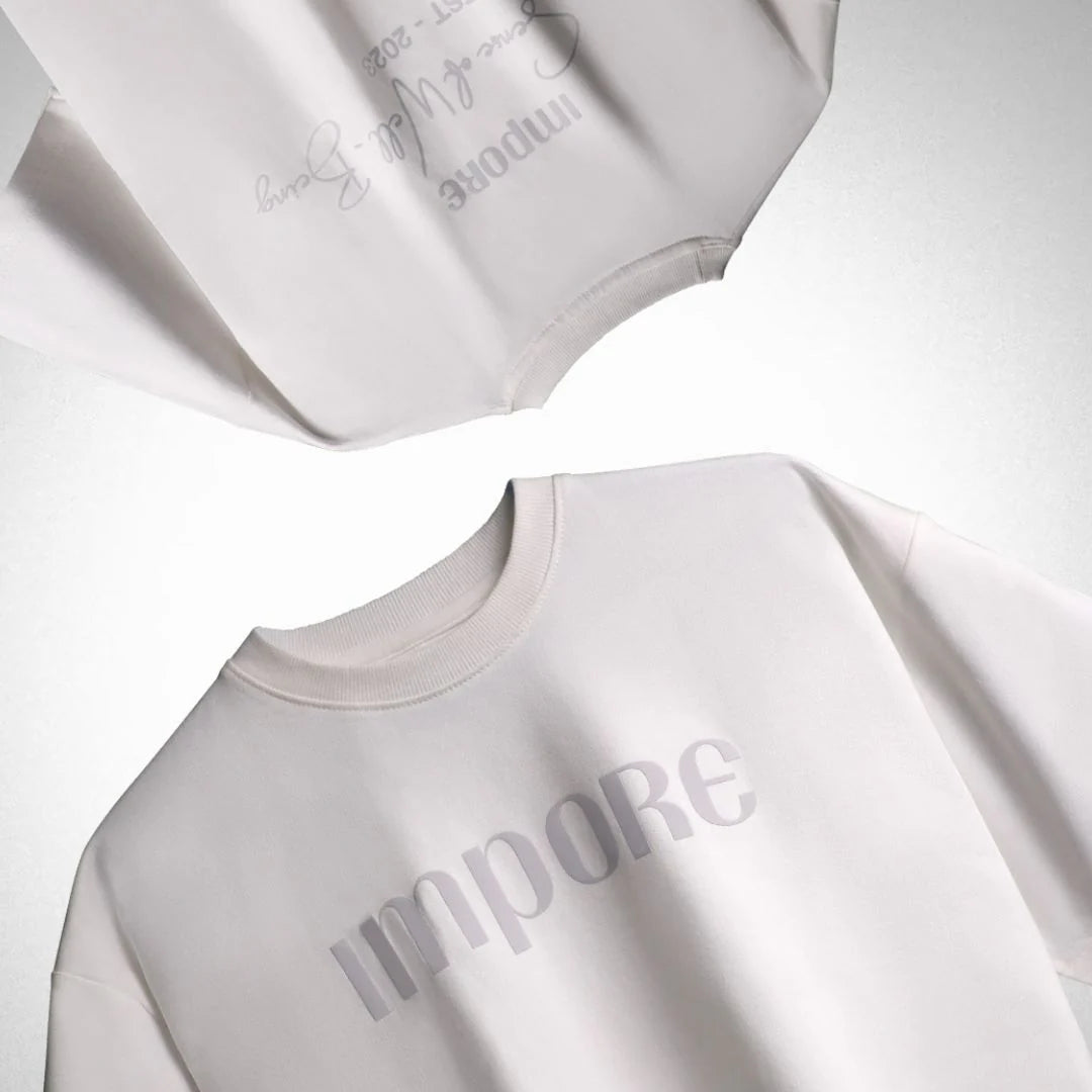 IMPORE WOKE WHITE T-SHIRT