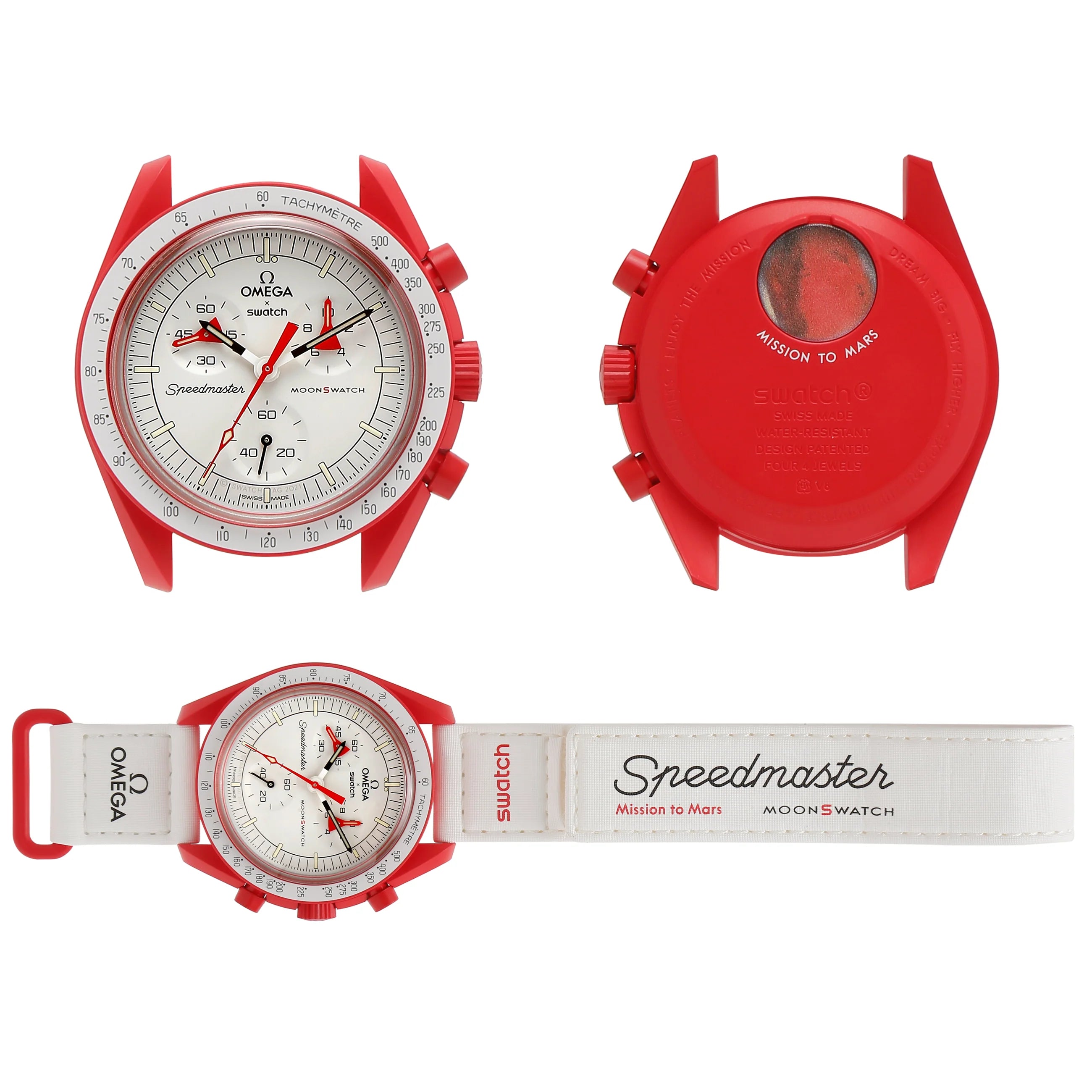 SWATCH X OMEGA BIOCERAMIC MOONSWATCH MISSION TO MARS – High On Kicks