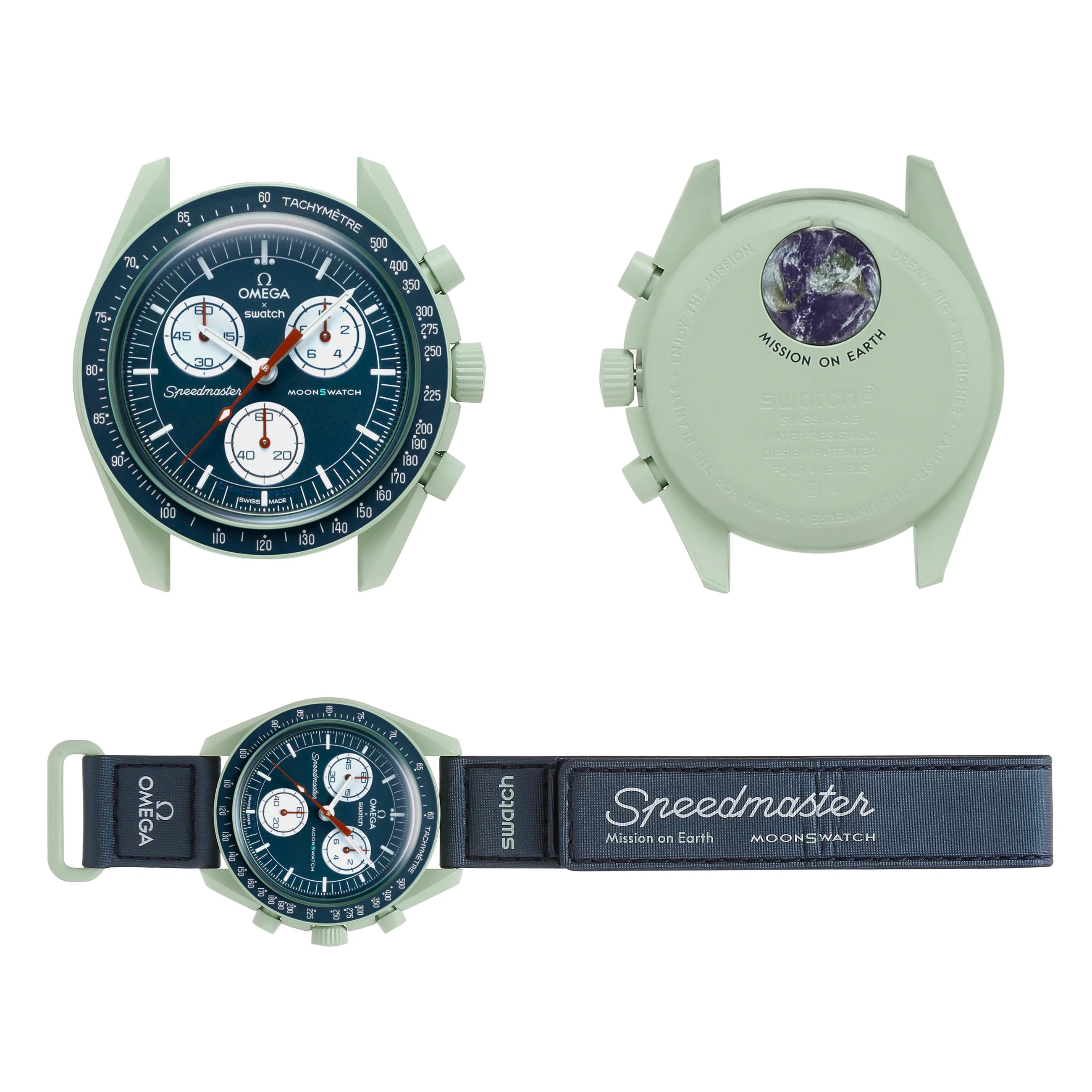 SWATCH X OMEGA BIOCERAMIC MOONSWATCH MISSION TO EARTH