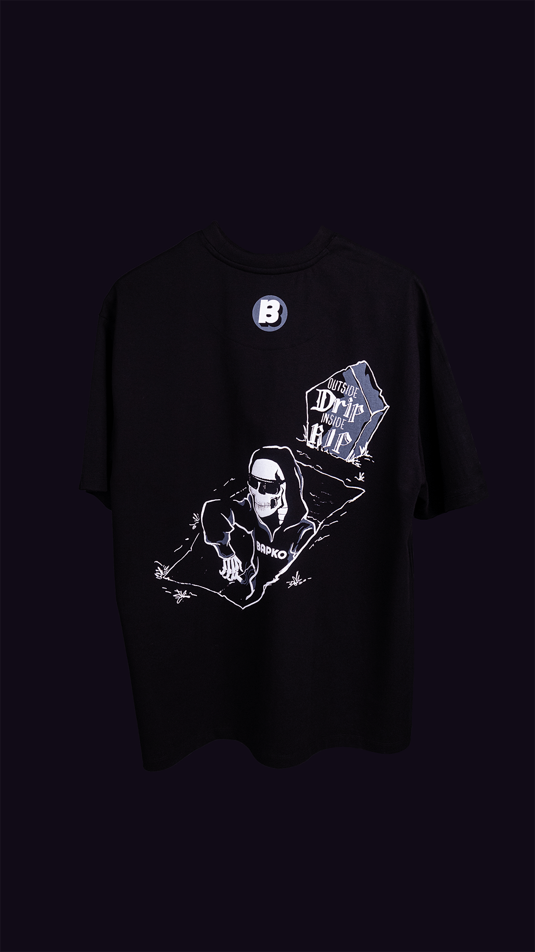 BAPKO BLACK – RIP DRIP TEE