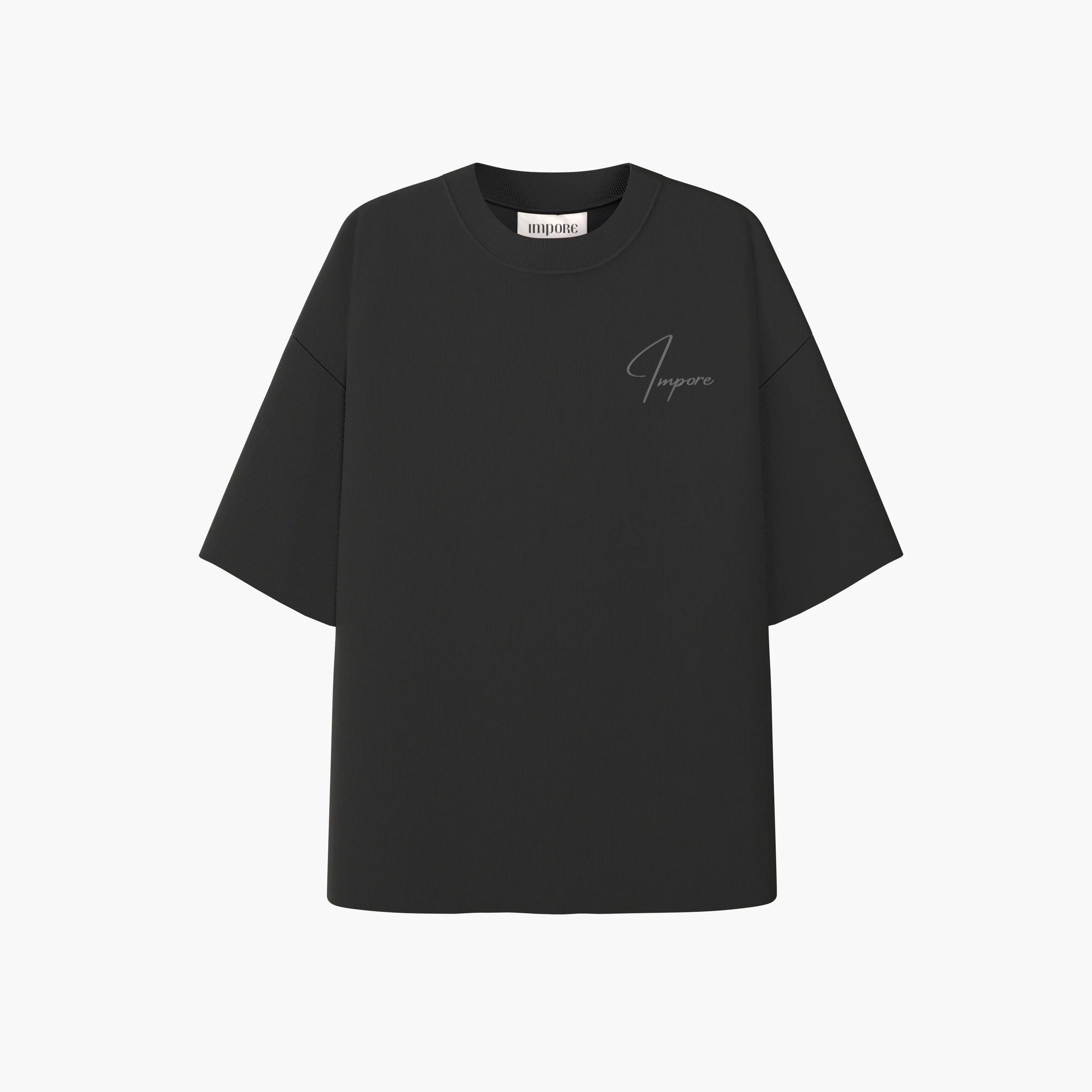 IMPORE SIGNATURE BLACK T-SHIRT