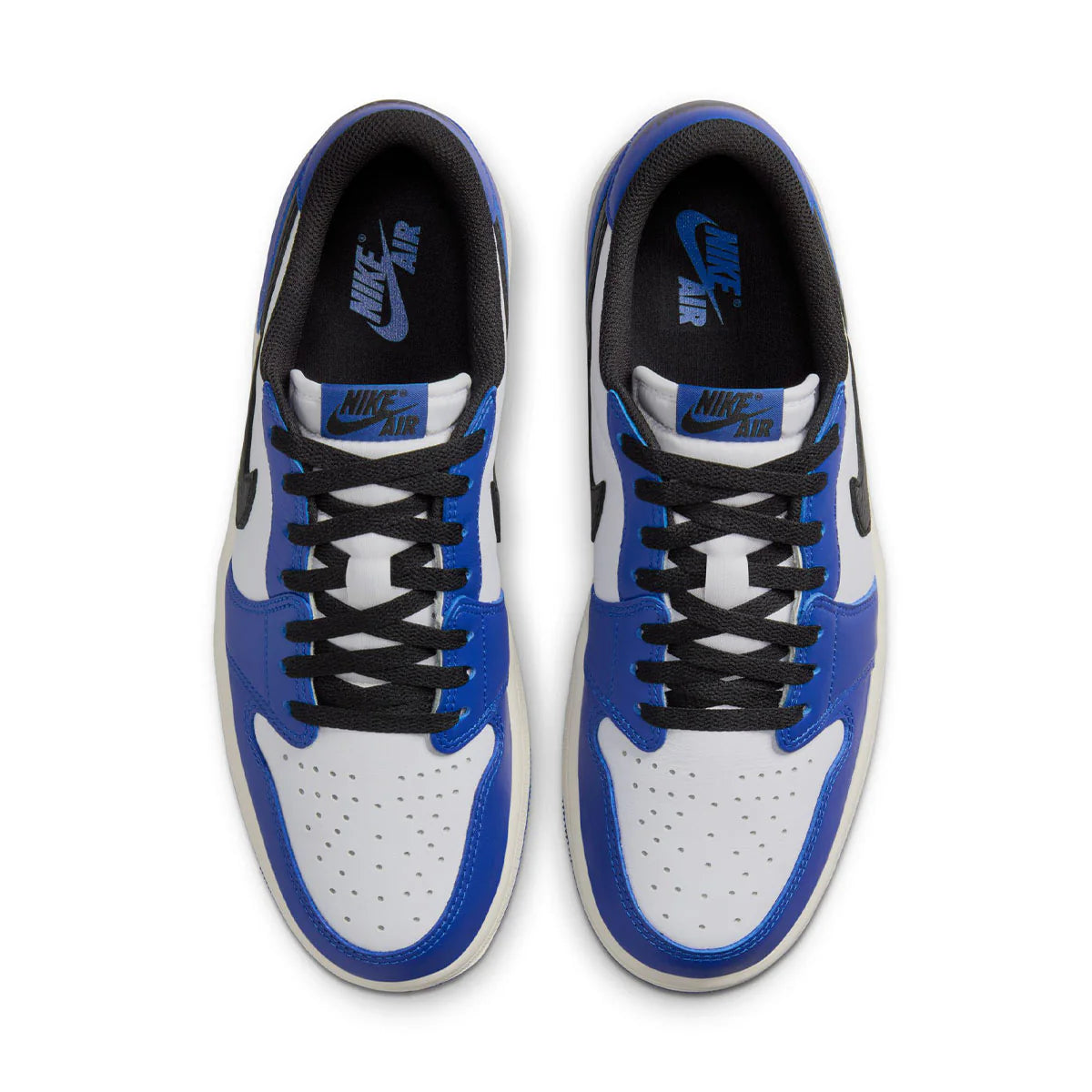 AIR JORDAN 1 RETRO LOW OG 'WHITE/BLACK-GAME ROYAL-SAIL'