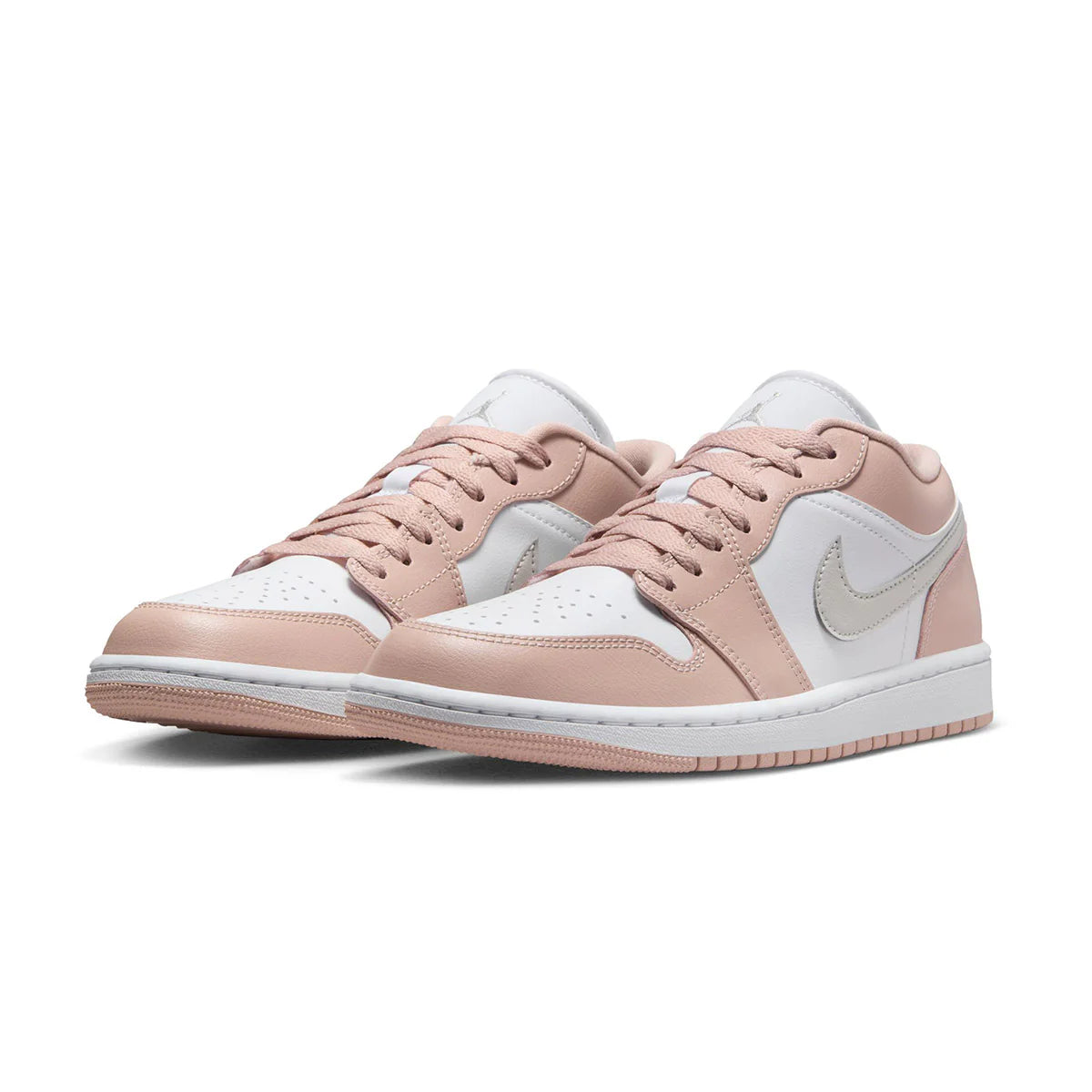 AIR JORDAN 1 LOW'WHITE/LIGHT BONE-PARTICLE BEIGE'