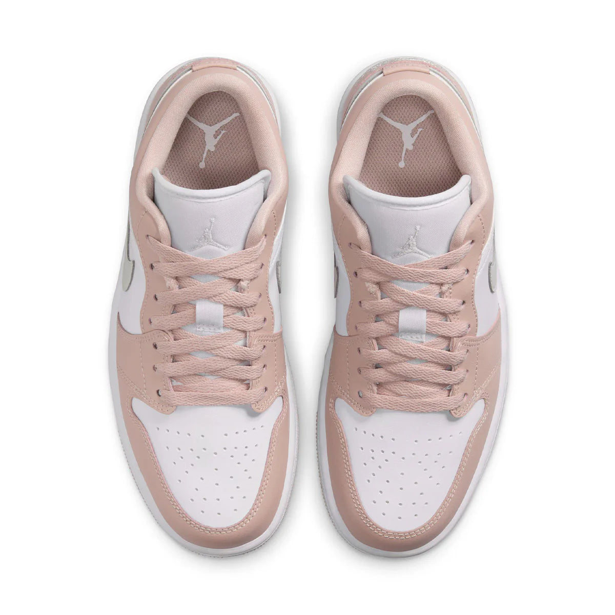 AIR JORDAN 1 LOW'WHITE/LIGHT BONE-PARTICLE BEIGE'