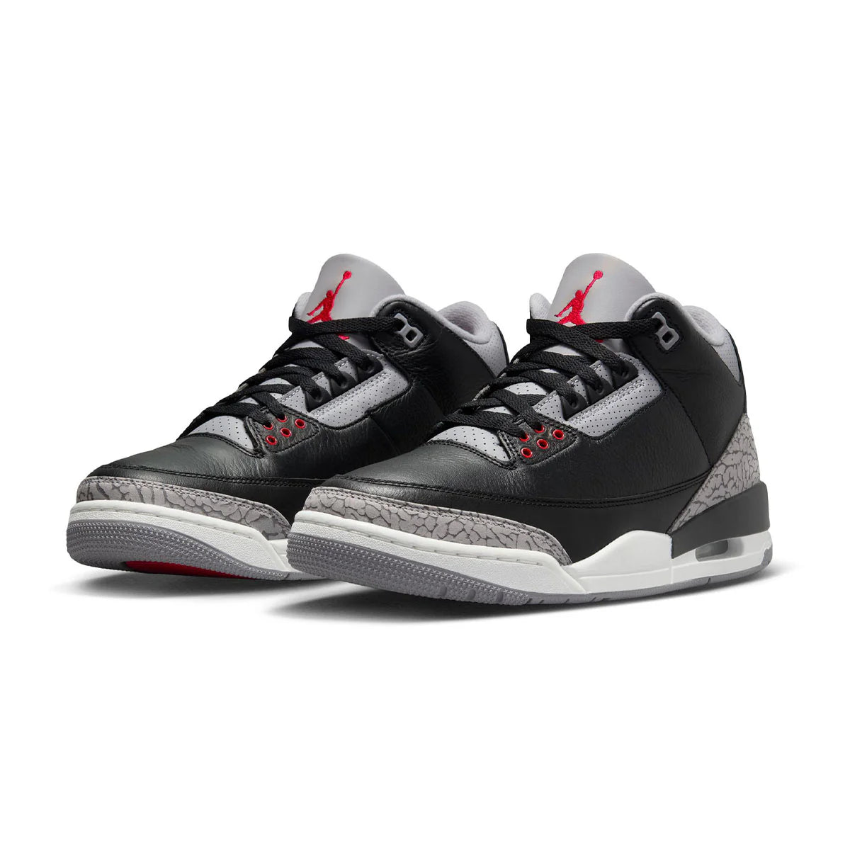 AIR JORDAN 3 RETRO 'BLACK/FIRE RED-CEMENT GREY-SUMMIT WHITE'