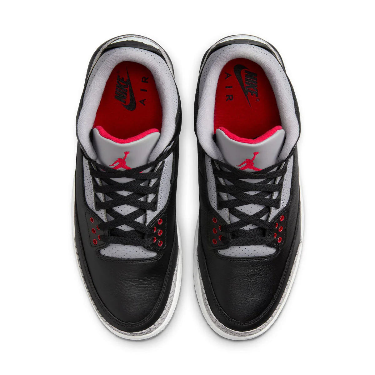 AIR JORDAN 3 RETRO 'BLACK/FIRE RED-CEMENT GREY-SUMMIT WHITE'