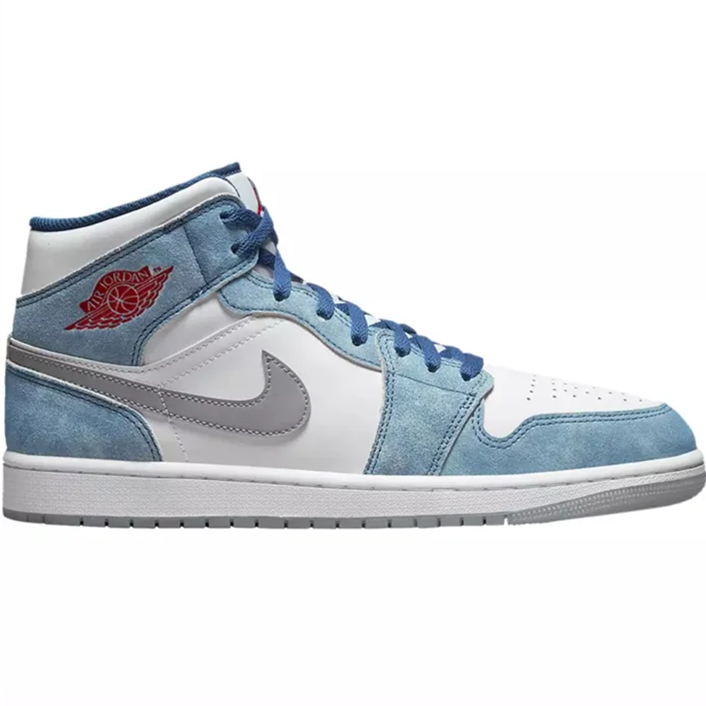 AIR JORDAN 1 MID 'FRENCH BLUE FIRE RED'