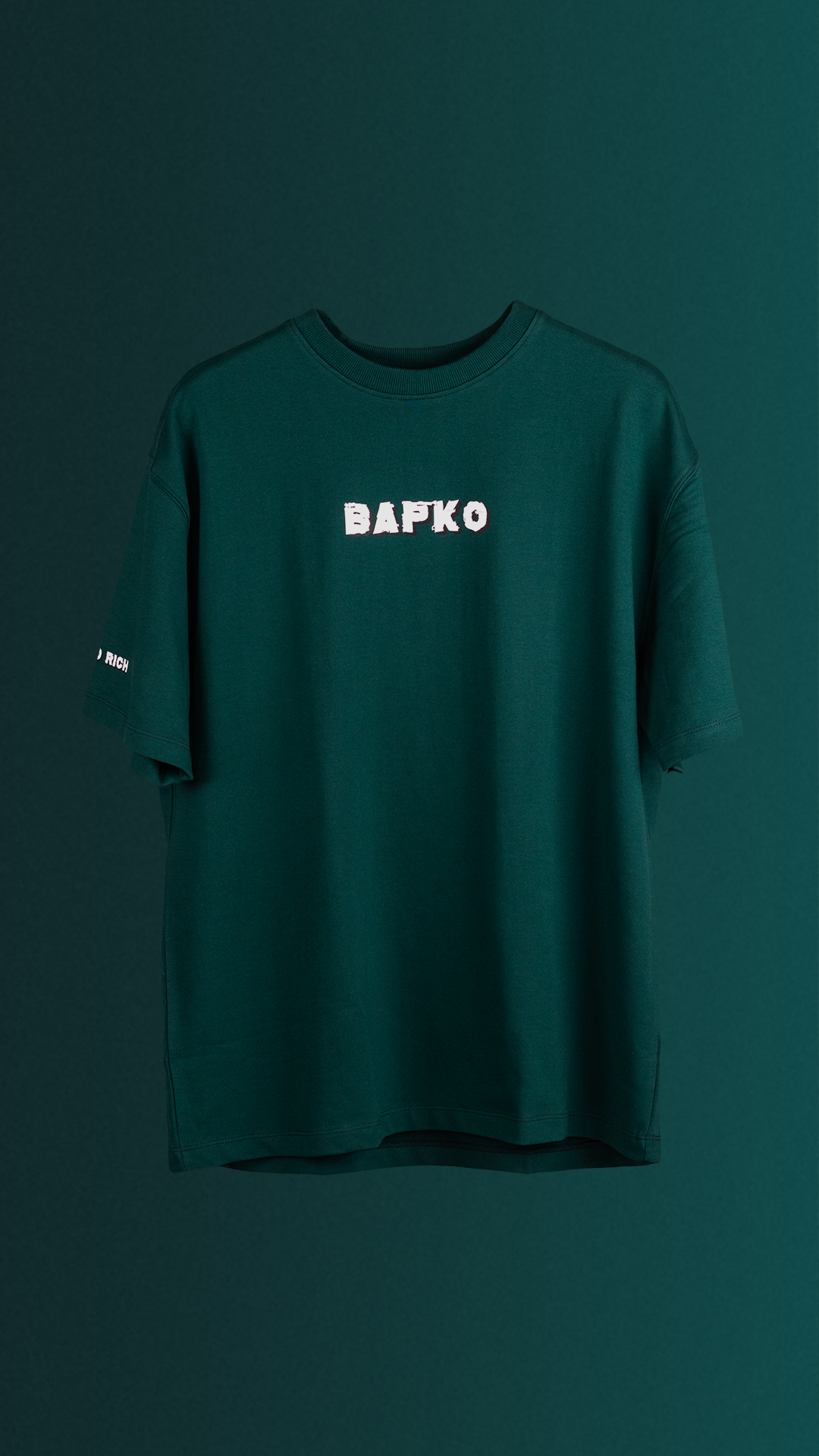 BAPKO BOTTLE GREEN – PSEUDO RICH TEE