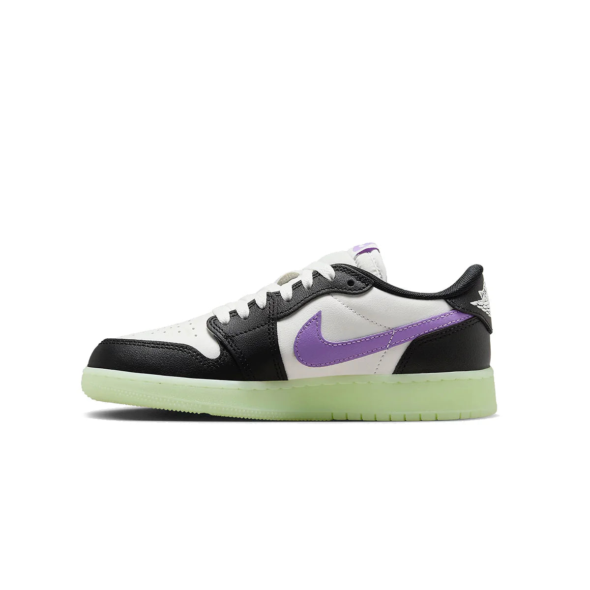 AIR JORDAN 1 RETRO LOW OG 'BLACK/BLACK RASPBERRY-VOLT TINT'