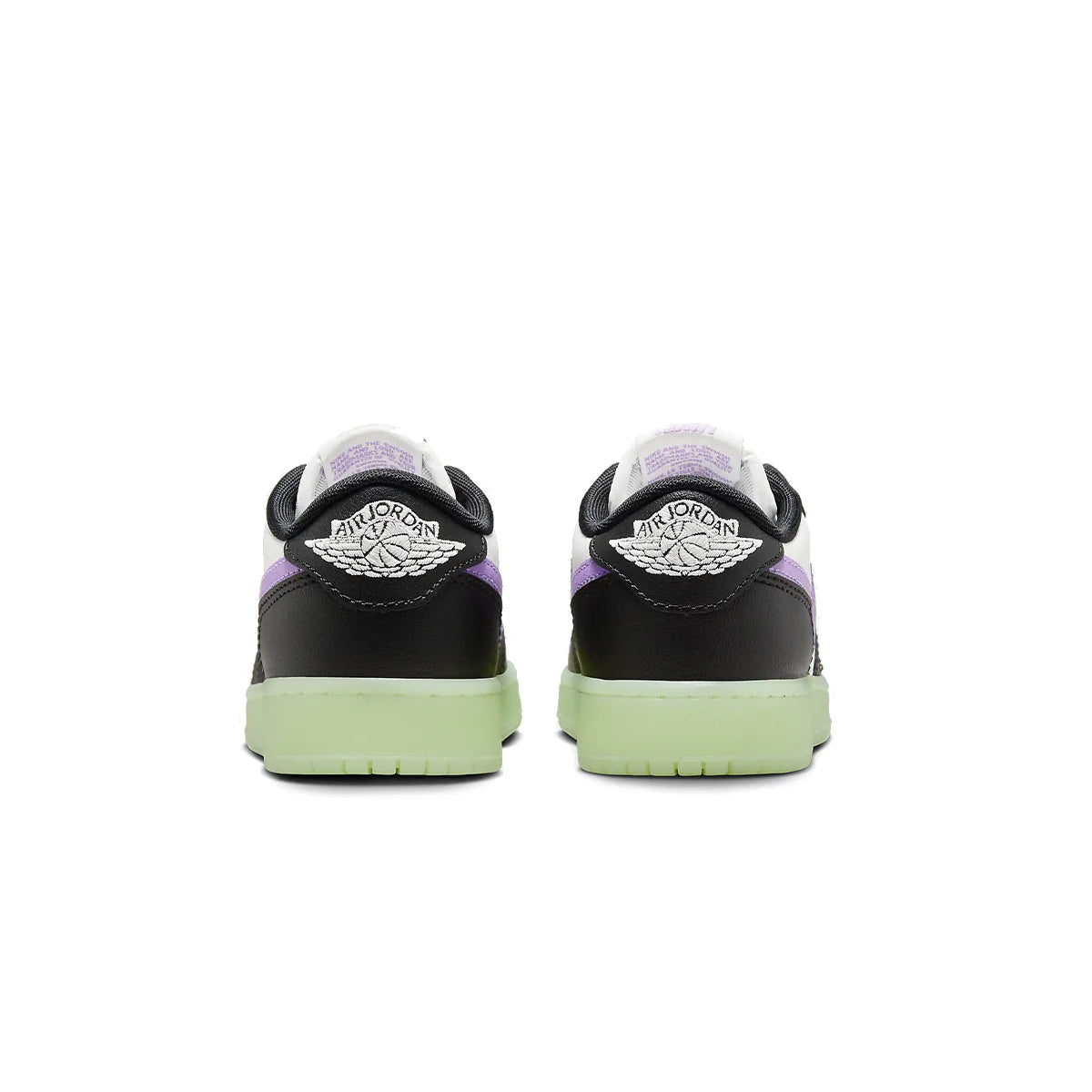 AIR JORDAN 1 RETRO LOW OG 'BLACK/BLACK RASPBERRY-VOLT TINT'