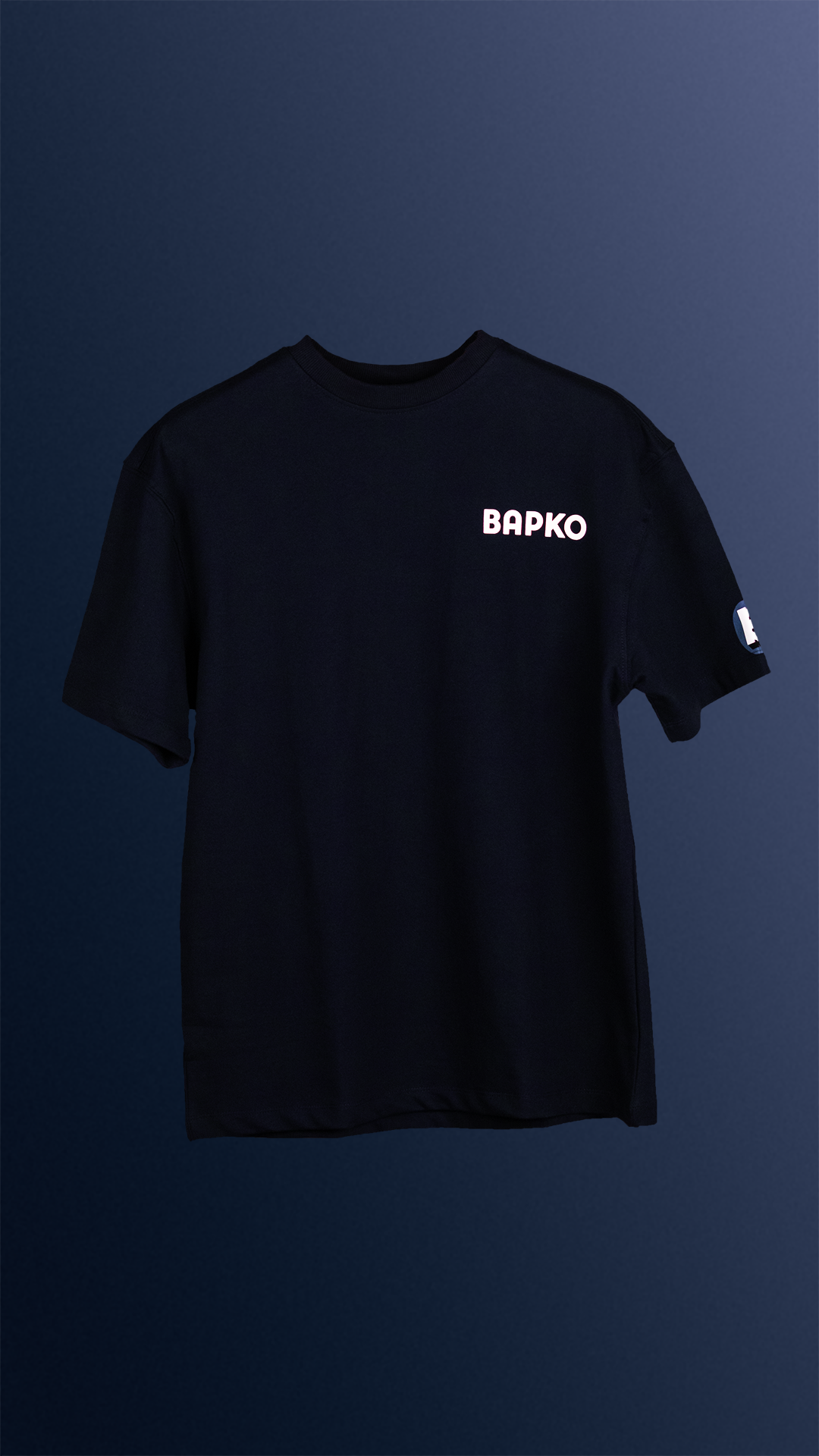 BAPKO NAVY BLUE – BASIC TEE