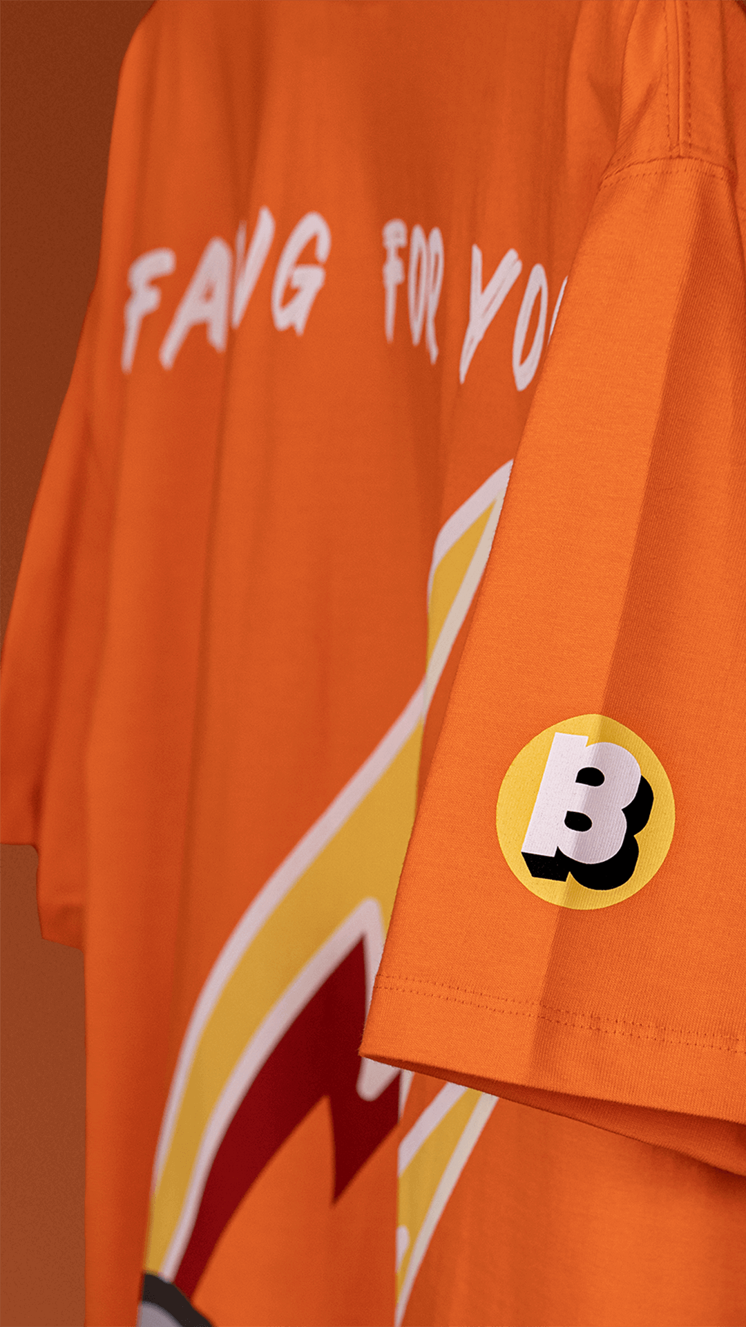 BAPKO ORANGE – FALLING FOR YOU TEE