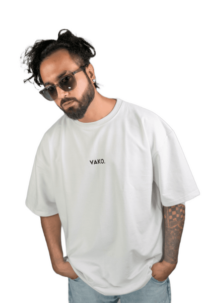 VAKO White Blood & Crip Oversized T-Shirt – High On Kicks