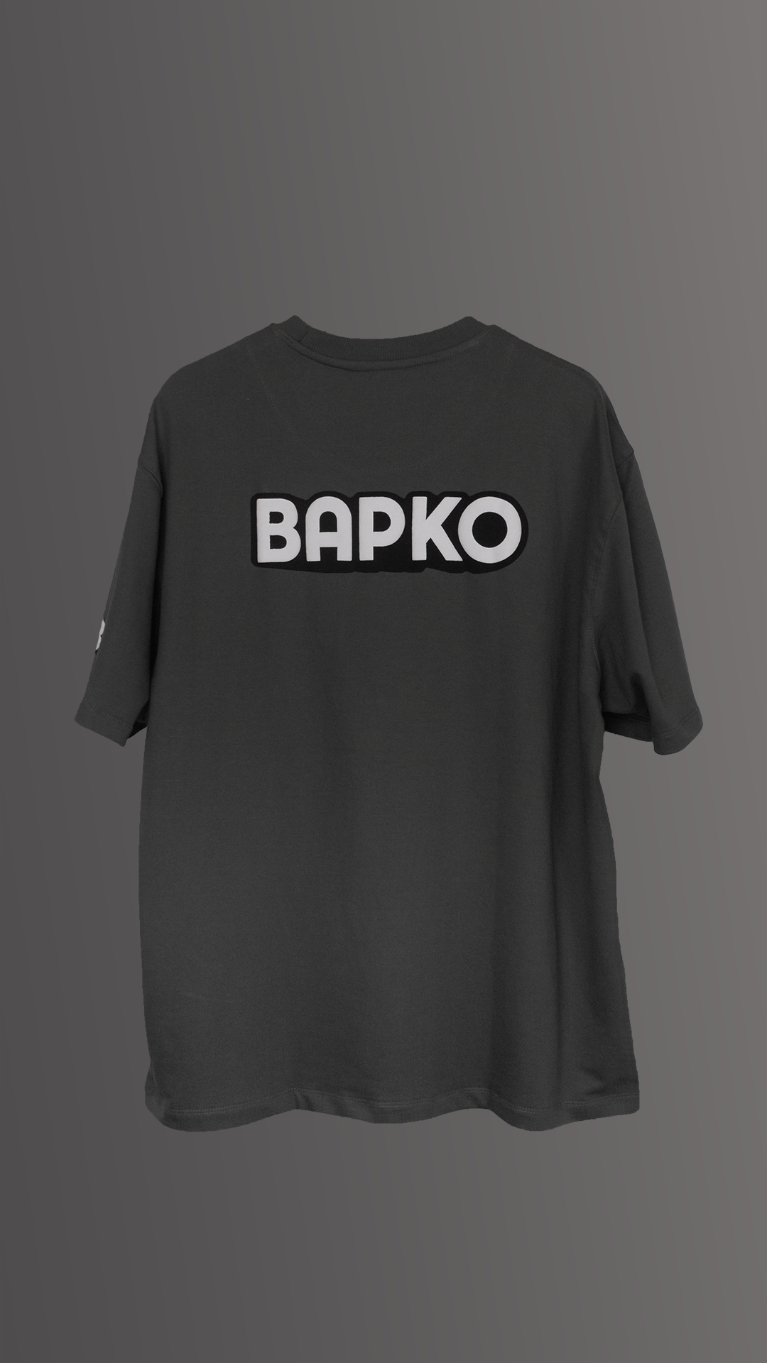 BAPKO STEEL GREY – BASIC TEE