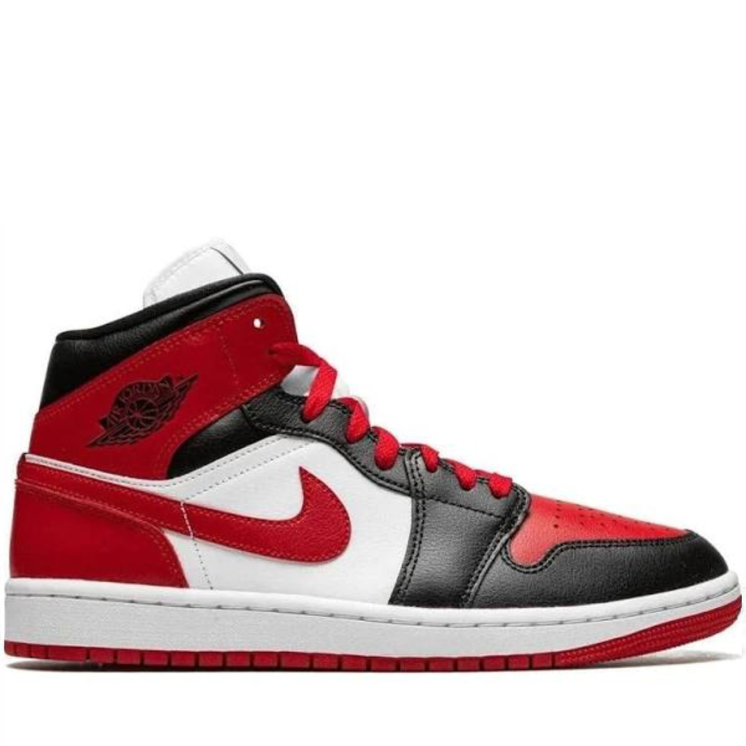 AIR JORDAN 1 MID 'ALTERNATE BRED TOE' (W)