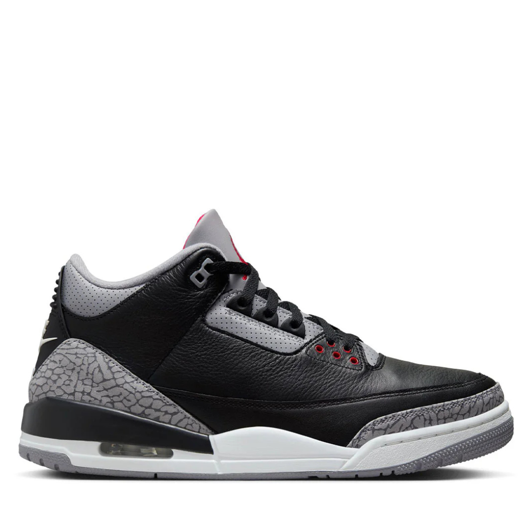 AIR JORDAN 3 RETRO 'BLACK/FIRE RED-CEMENT GREY-SUMMIT WHITE'