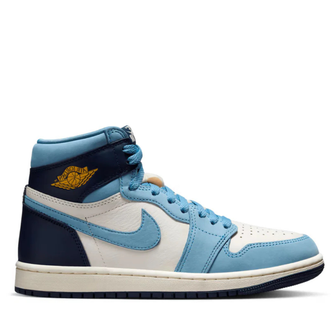 AIR JORDAN 1 RETRO HIGH OG 'UNIVERSITY BLUE/UNIVERSITY GOLD-SAIL'