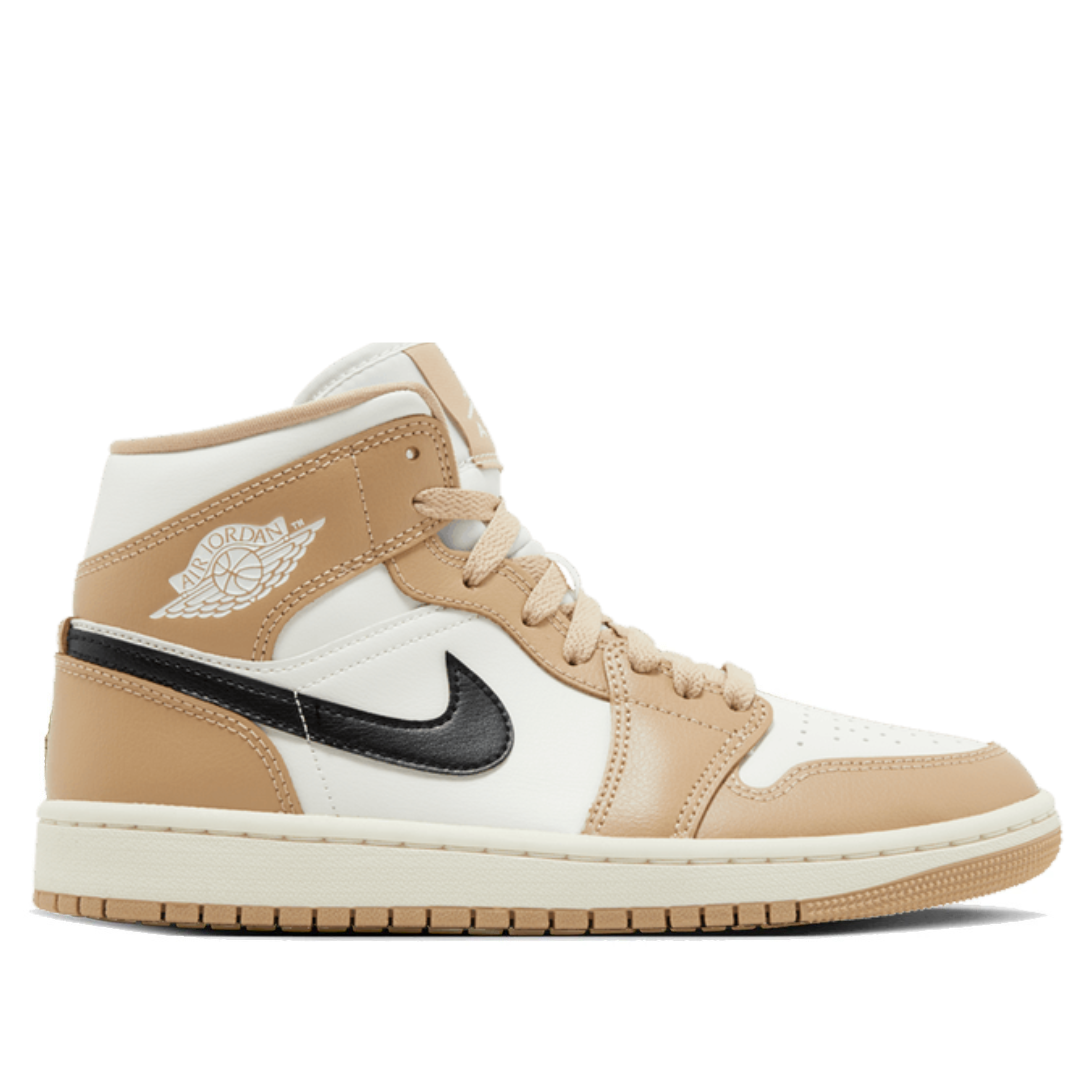 AIR JORDAN 1 MID 'SAIL/BLACK-DESERT'