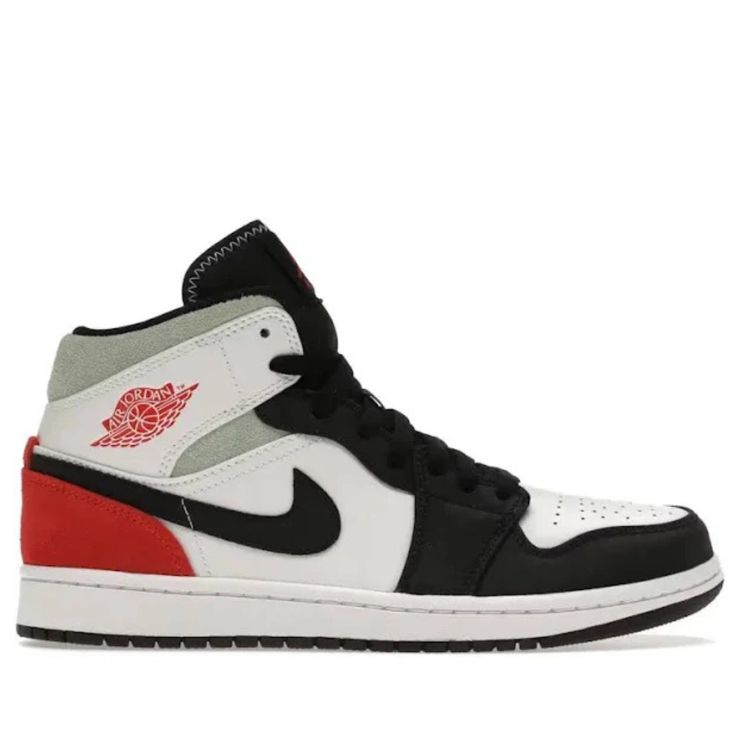 Jordan 1 Mid SE Red Black Toe