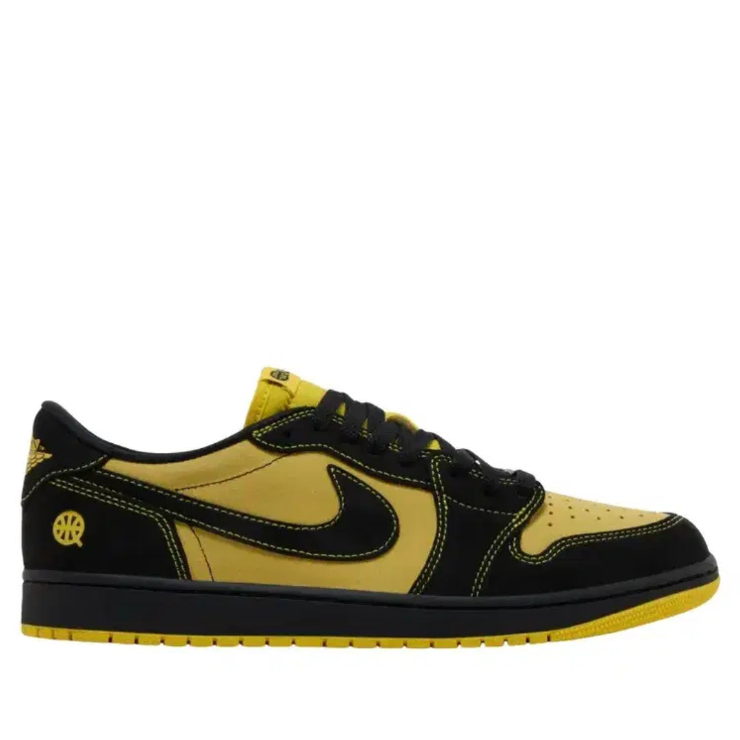 Jordan 1 Retro Low OG Quai 54 Black Tour Yellow Red