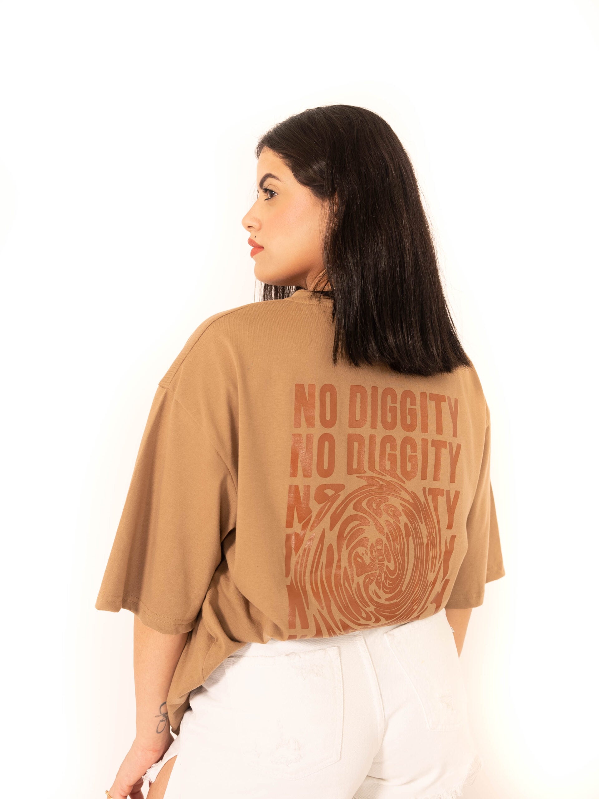 VAKO Earth Tone Drop Shoulder T-Shirt