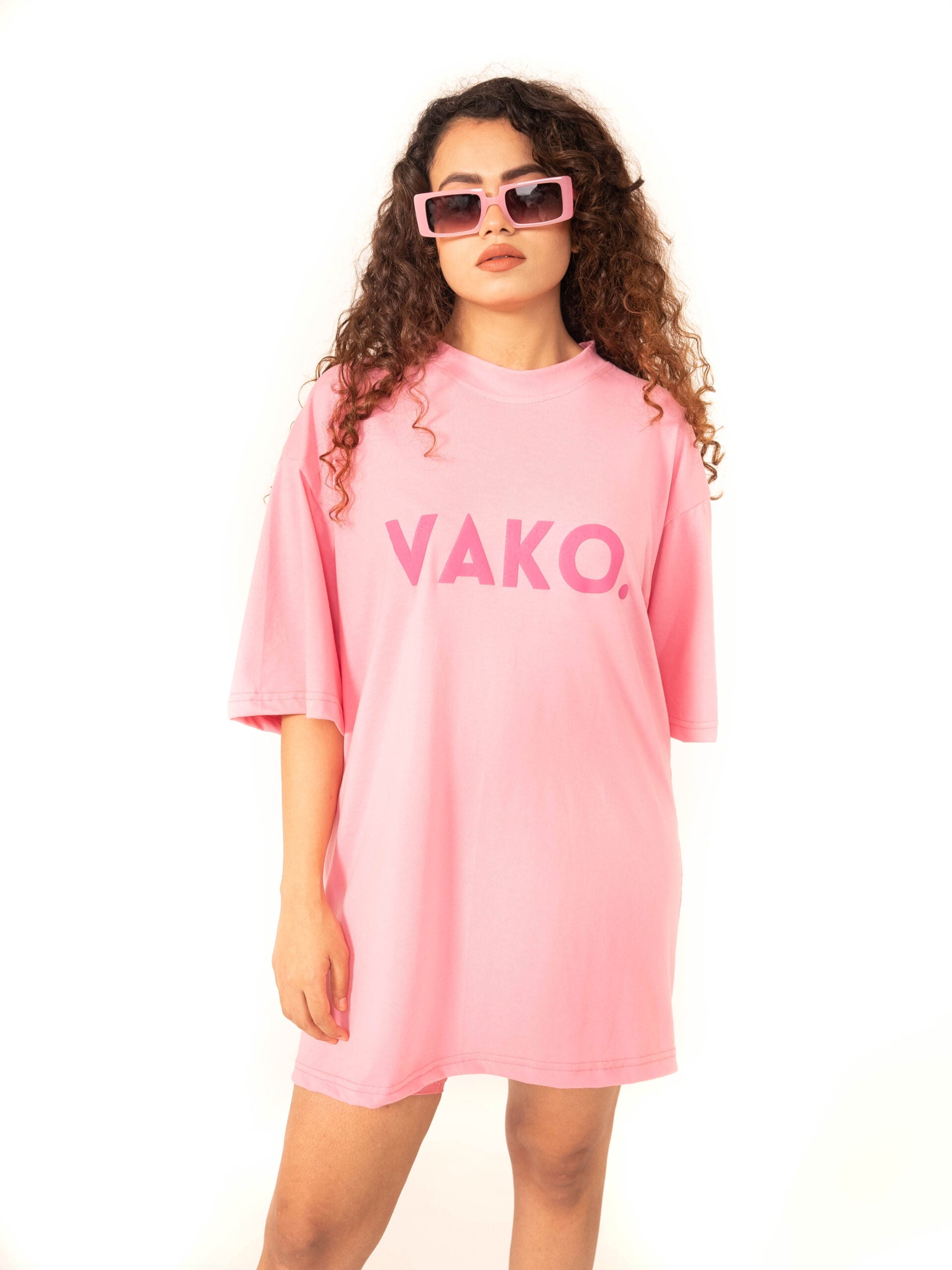 VAKO How Much Pink Is Too Much Pink Logo T-Shirt