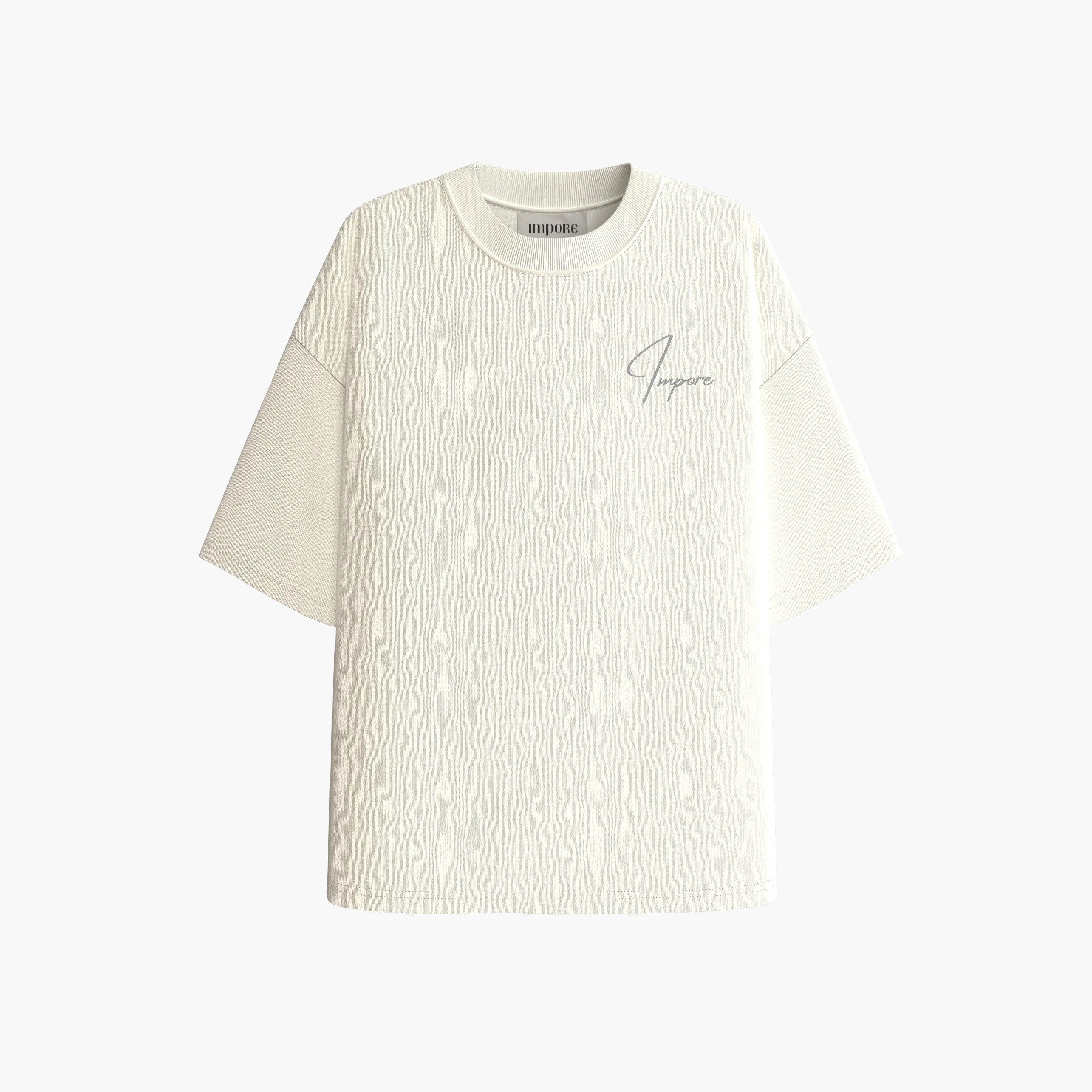 IMPORE SIGNATURE WHITE T-SHIRT