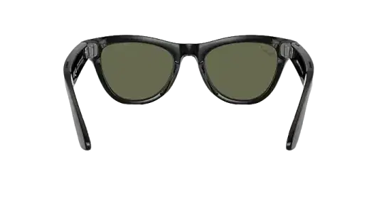 Ray Ban Meta Skyler Shiny Black Lenses - G-15 Green