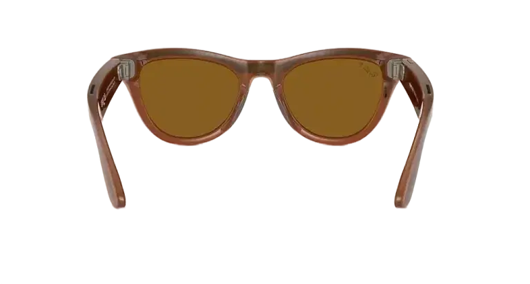 Ray Ban Meta Skyler 'Shiny Caramel' - Brown Lenses