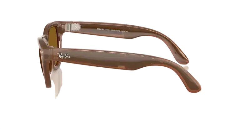 Ray Ban Meta Skyler 'Shiny Caramel' - Brown Lenses