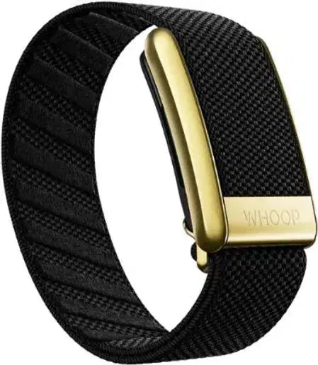 Whoop 4.0 Onyx With Gold Superknit Band