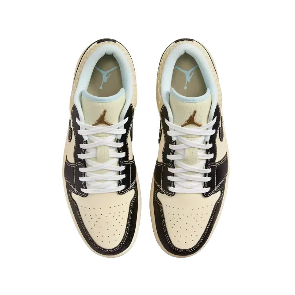 Jordan 1 Low SE Coconut Milk Black Muslin