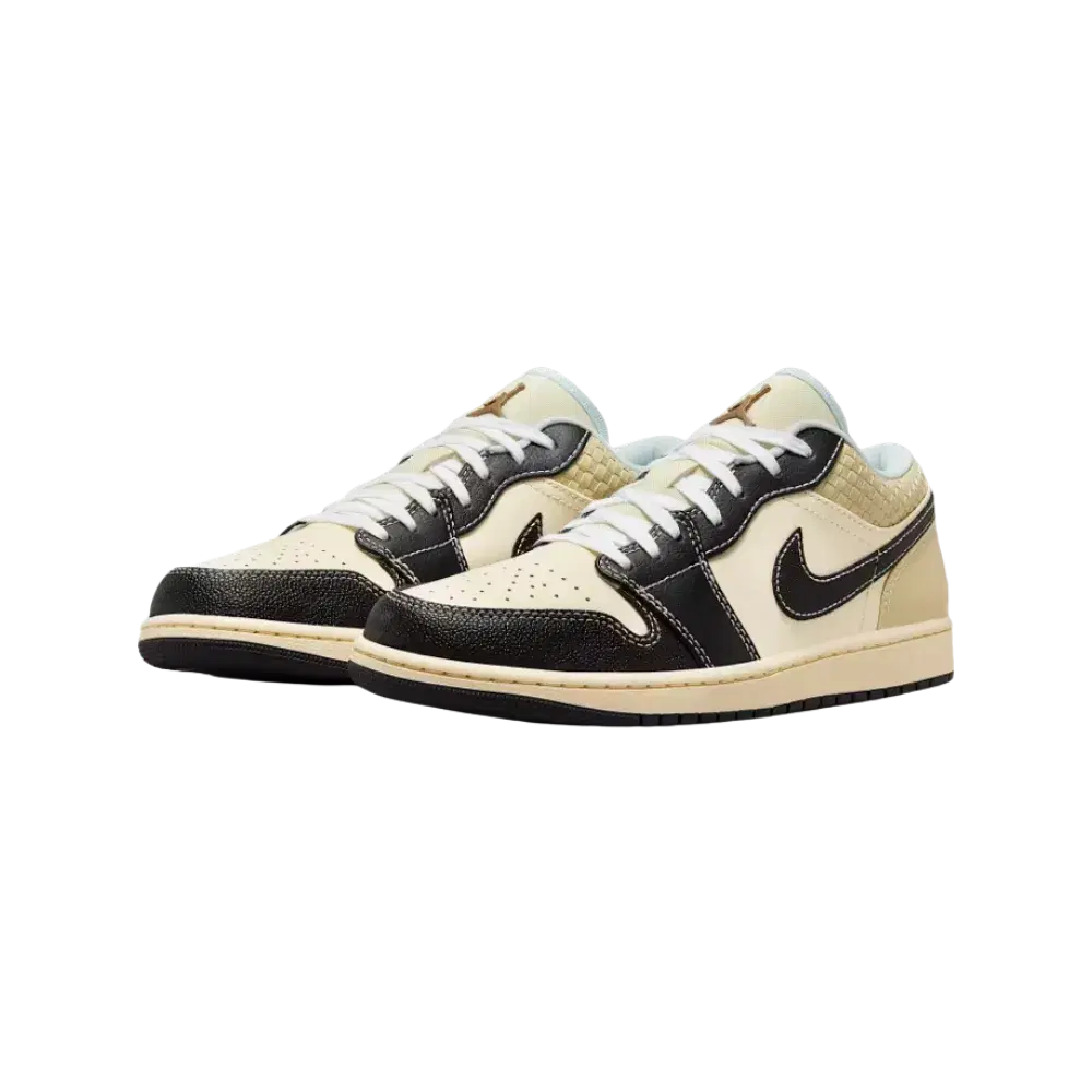 Jordan 1 Low SE Coconut Milk Black Muslin
